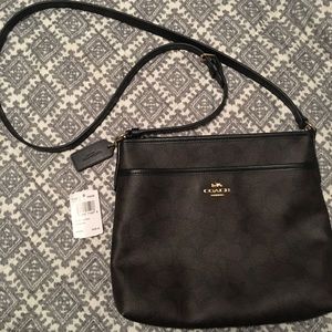 Coach Sig File Crossbody